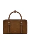 Amy Lynn Women's Aspen Latte Brown Suede Bag In Brown