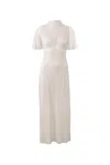 Amy Lynn Women's Grey / Silver Azeala Embellished Maxi Dress In Grey/silver