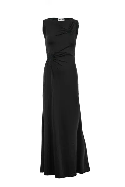 Amy Lynn Women's Harlie Black Heart Cut Out Maxi Dress