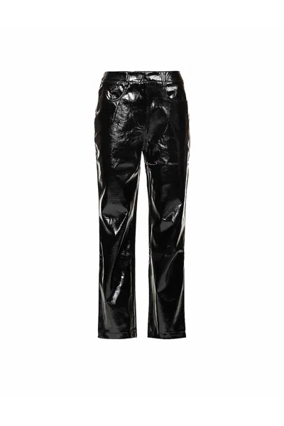 Amy Lynn Women's Lupe Black Metallic Trousers