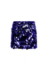 Amy Lynn Women's Oceane Cobalt Blue Disc Mini Skirt In Blue