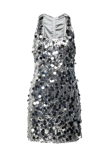 Amy Lynn Women's Oceane Silver Disc Sequin Dress
