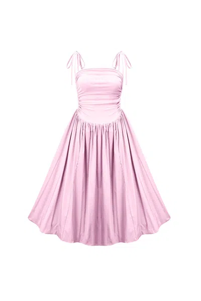 Amy Lynn Women's Pink / Purple Alexa Light Pink Puffball Dress In Pink/purple