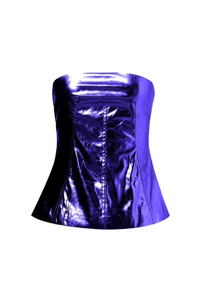 Amy Lynn Women's Pink / Purple Johanna Ultra Violet Bandeau Top In Pink/purple