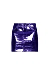 Amy Lynn Women's Pink / Purple Milena Ultra Violet Metallic Mini Skirt In Pink/purple