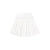 Amy Lynn Women's Ziggy White Pleated Mini Skirt