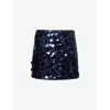 Amy Lynn Women's Oceane Cobalt Blue Disc Mini Skirt In Blue
