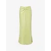 Amy Lynn Womens  Riva Sequin Woven Midi Skirt