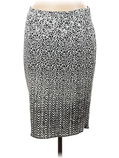 Pre-owned Amy Matto Casual Skirt In Silver