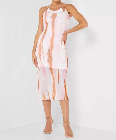Amylynn Harley Dress In Multi Color In Pink