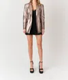 Amylynn Yasmine Blazer In Grey In Multi