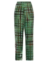An An Londree Woman Pants Green Size M Viscose, Silk In Green