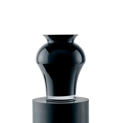 An&angel King Black Vase