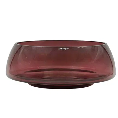 An&angel Large Deco Jazz Purple Bowl