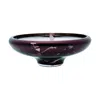 An&angel Purple / Silver Deco Large Splashed Bowl In Purple In Multi