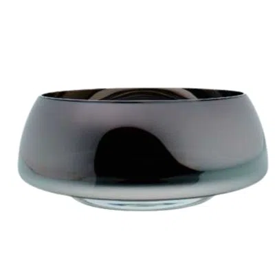 An&angel Silver Deco Jazz Mirror Bowl