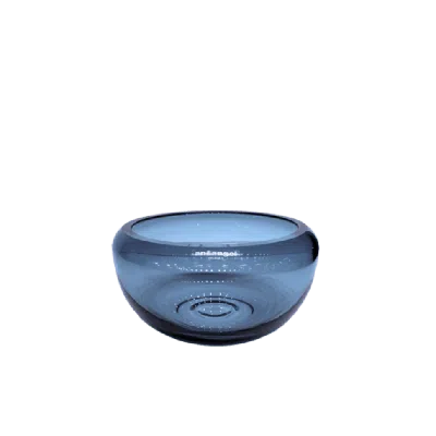 An&angel Small Round Navy Blue Bowl