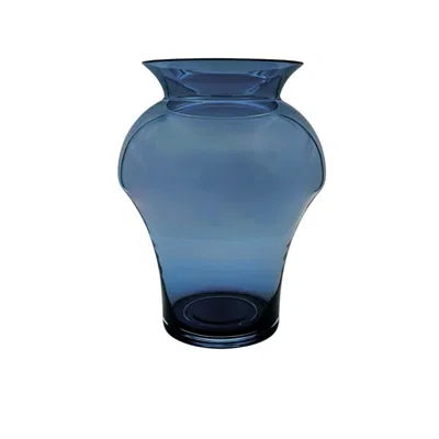 An&angel Trophy Vase Navy Blue
