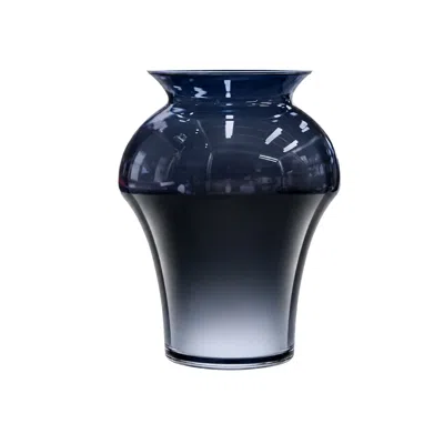 An&angel Trophy Vase Titanium Navy Blue