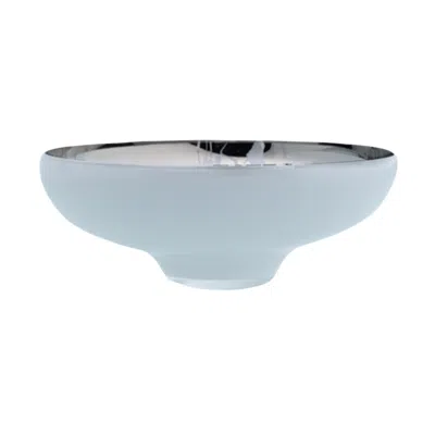 An&angel White In-between Splashed Large Bowl