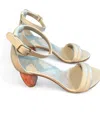 An Hour And A Shower Soap Sandal In Oat In Brown
