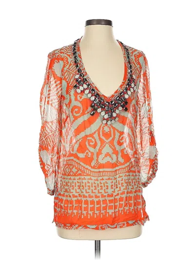 Pre-owned An Original Milly Of New York 3/4 Sleeve Blouse