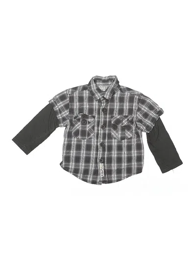 Pre-owned An Original Penguin By Munsingwear Babies' Long Sleeve Button Down Shirt In Gray