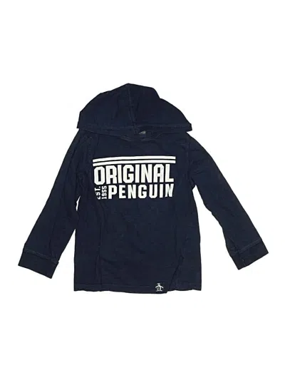 Pre-owned An Original Penguin By Munsingwear Kids' Long Sleeve Top Blue Tops