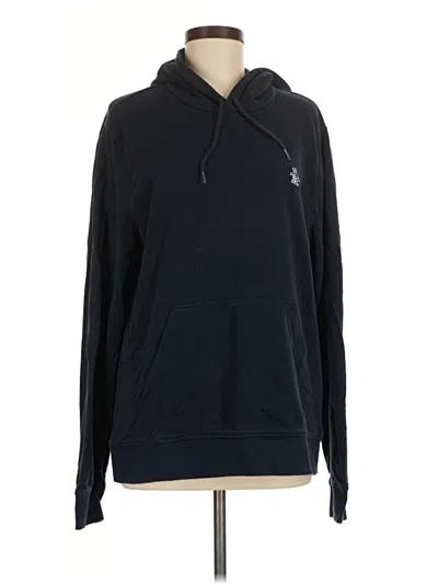Pre-owned An Original Penguin By Munsingwear Pullover Hoodie In Blue