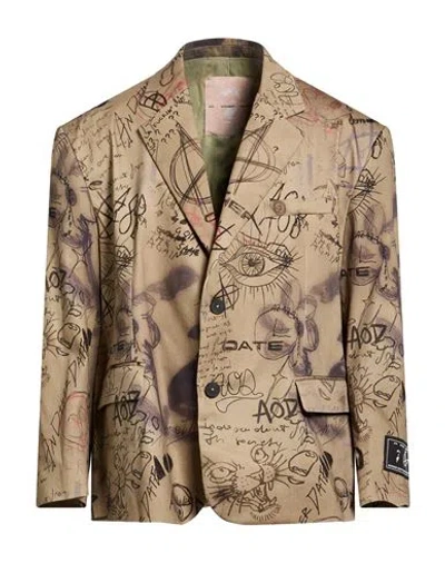 An Other Date Man Blazer Military Green Size 38 Cotton