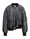An Other Date Man Jacket Charcoal Size 40 Polyamide In Black
