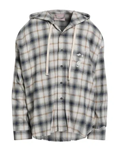 An Other Date Man Shirt Beige Size 40 Cotton In Gray