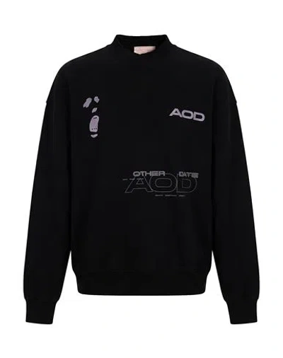 An Other Date Man Sweatshirt Black Size S Cotton