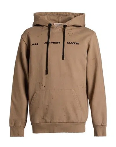 An Other Date Man Sweatshirt Sand Size M Cotton
