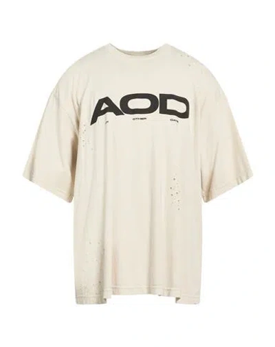 An Other Date Man T-shirt Beige Size M Cotton In Neutral