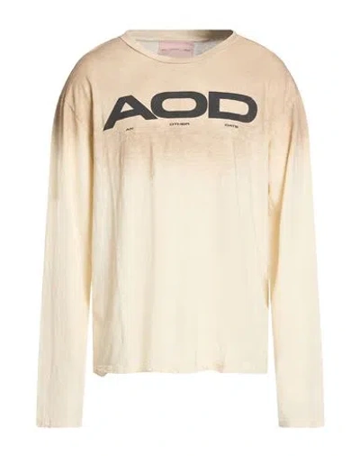 An Other Date Man T-shirt Beige Size Xl Cotton In Yellow