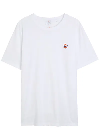 An-y1 Logo-embroidered Cotton T-shirt In White
