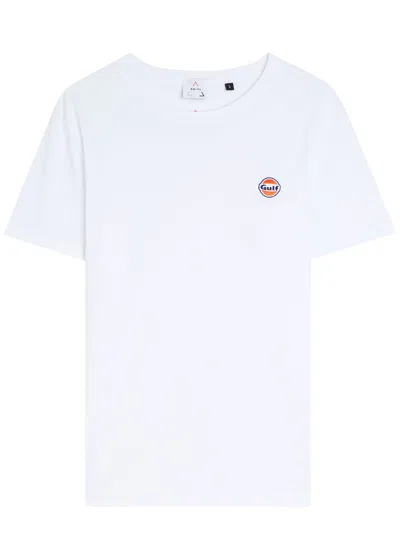 An-y1 Logo-embroidered Cotton T-shirt In White