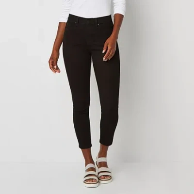 Ana - Tall Womens High Rise Skinny Ankle Jean In Black