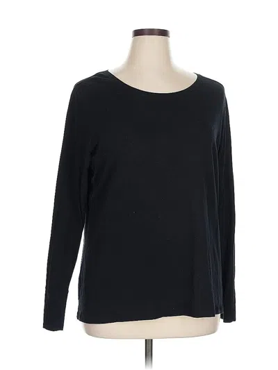 Pre-owned A.n.a. A New Approach 3/4 Sleeve T-shirt In Black