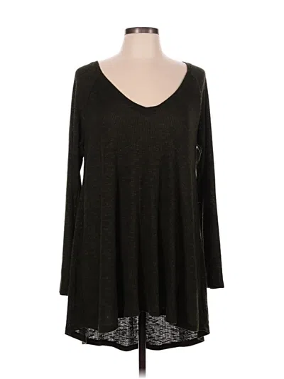 Pre-owned A.n.a. A New Approach 3/4 Sleeve T-shirt In Black