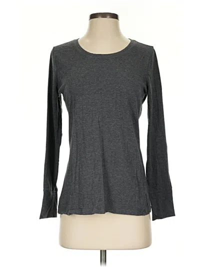 Pre-owned A.n.a. A New Approach 3/4 Sleeve T-shirt In Gray