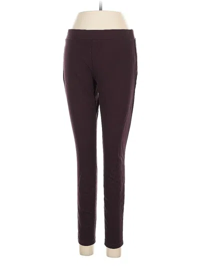 Pre-owned A.n.a. A New Approach Active Pants In Burgundy