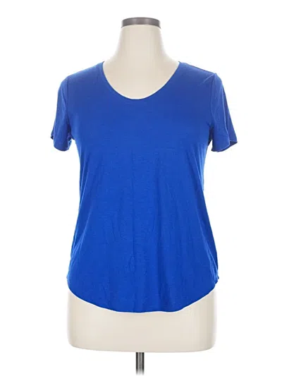 Pre-owned A.n.a. A New Approach Active T-shirt In Blue
