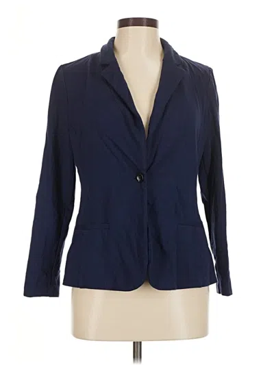 Pre-owned A.n.a. A New Approach Blazer Jacket In Blue