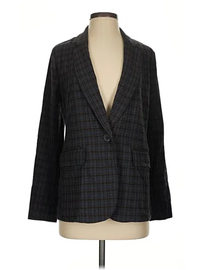 Pre-owned A.n.a. A New Approach Blazer Jacket In Gray