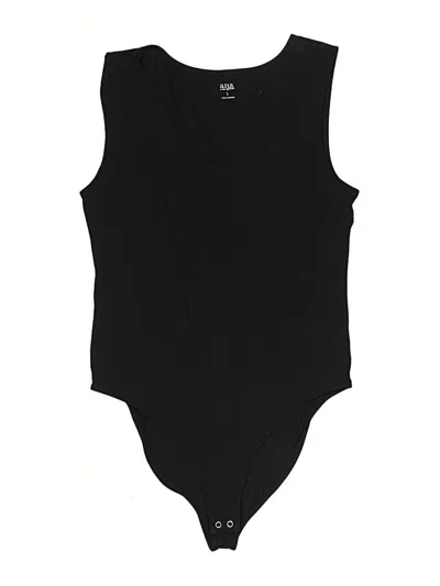 Pre-owned A.n.a. A New Approach Bodysuit In Black