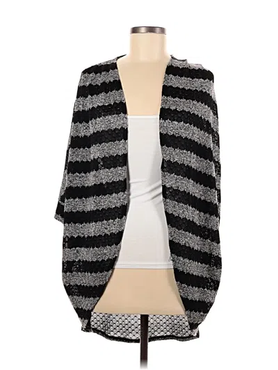 Pre-owned A.n.a. A New Approach Cardigan Sweater In Black