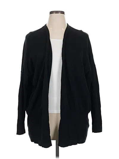 Pre-owned A.n.a. A New Approach Cardigan Sweater In Black