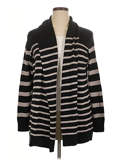 Pre-owned A.n.a. A New Approach Cardigan Sweater In Black